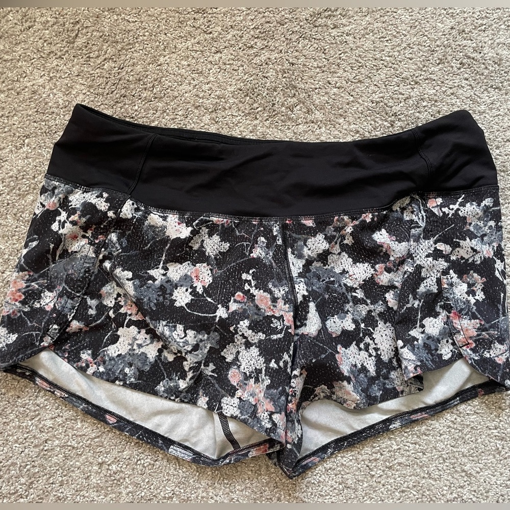 Lululemon speed up shorts. Size 8.